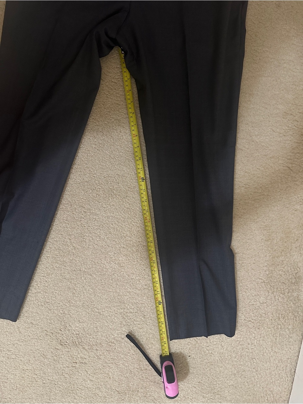BOSS Hugo Boss Piacenza Super 170's Gray 100% Virgin Wool Suit 42R - Picture 8 of 11